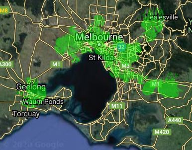 Summit Internet Coverage Area Map
